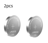 Telescopes Canada Accessory LIR2032 Rechargeable Li-ion Batteries (2pcs) with Charger Kit