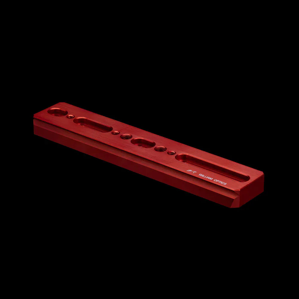 William Optics Accessories OPEN BOX - RED - William Optics Innovative DualSide Dovetail 210 Plate - M-PRC210