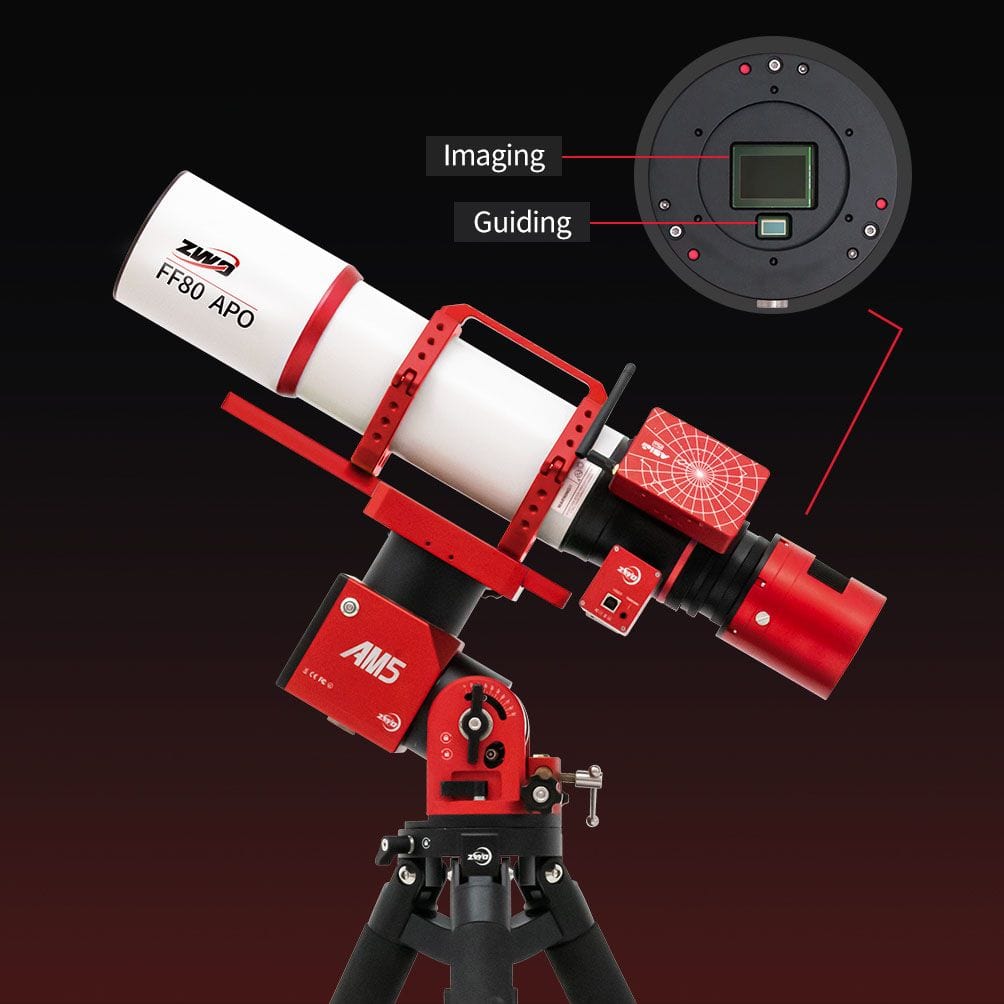 ZWO Camera ZWO ASI2600MM DUO MONO Colour CMOS Astrophotography MONO with Built in Guiding Sensor - ASI2600MM-DUO