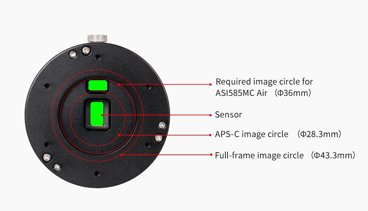 ZWO Cameras ZWO ASI585MC-Air Wireless Smart Camera and Guider - ZWO ASI585MC-AIR