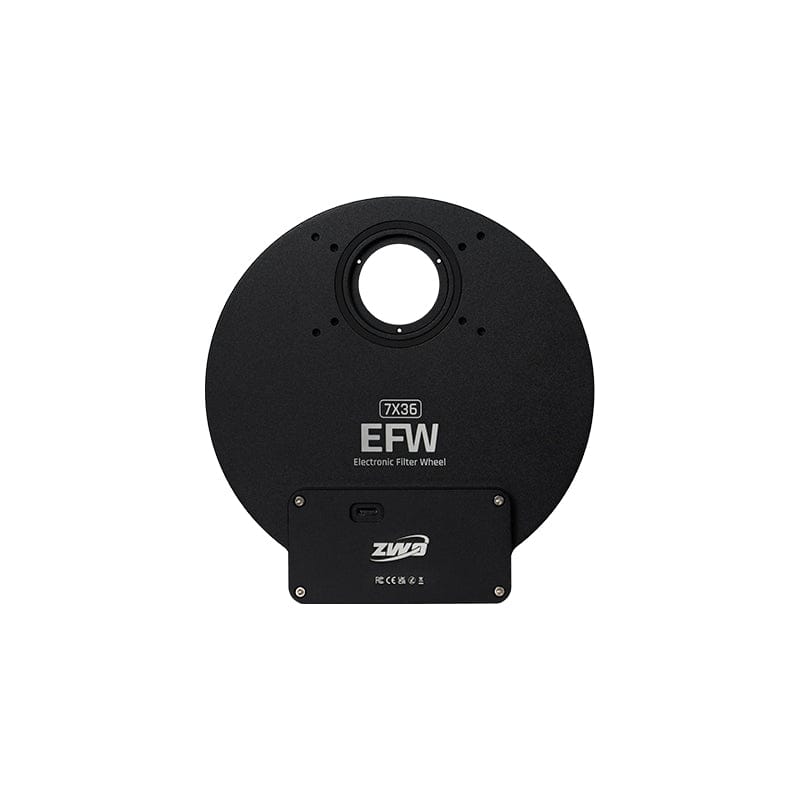 ZWO Filters ZWO New 2025 7 position 36mm Electronic Filter Wheel - ZWO EFW-7x36-25