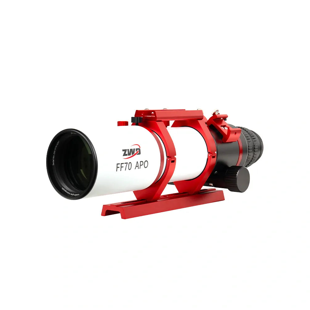 ZWO Telescopes ZWO FF 70 APO Flat Field Apochromatic Refractor Telescope - ZWO FF70-APO