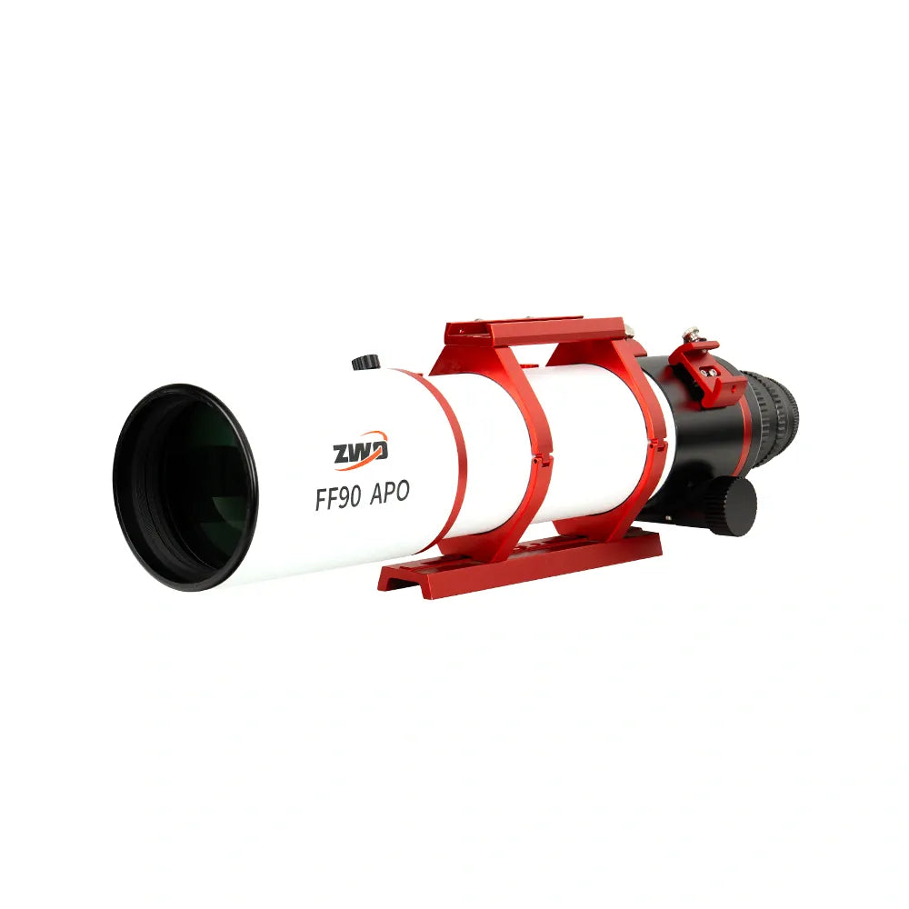 ZWO Telescopes ZWO FF 90 APO Flat Field Apochromatic Refractor Telescope - ZWO FF90-APO