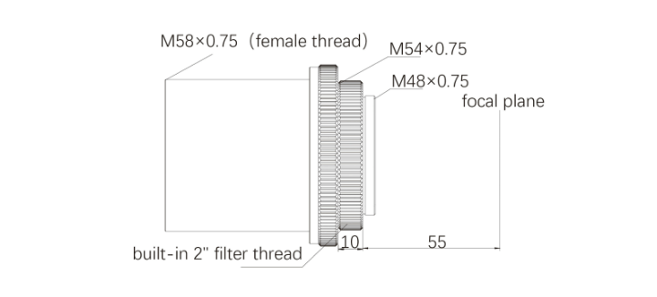 Askar Focal Reducer Askar 0.75x Full Frame 4 Element Reducer for the 65PHQ