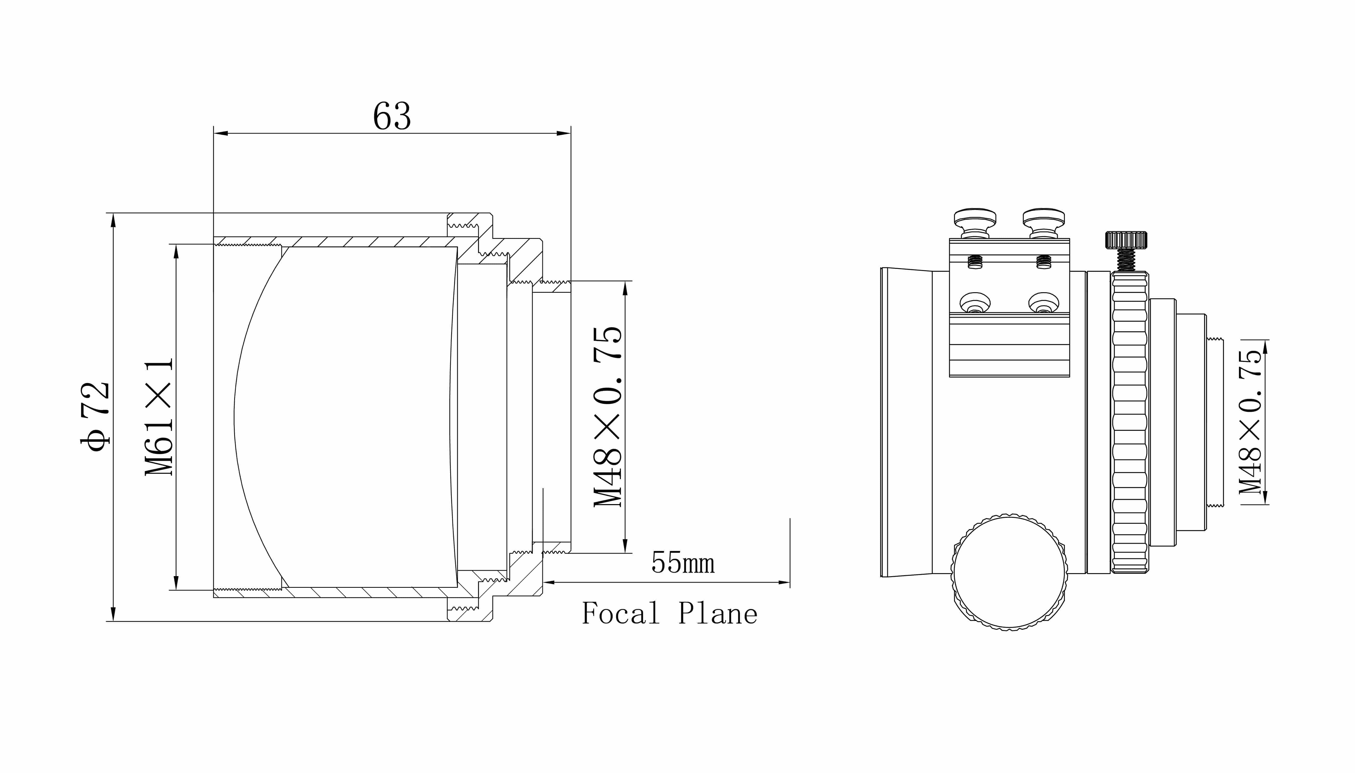 Askar Focal Reducer Askar 0.7x 3" f/3.9 Full Frame 4 Element Reducer for the FRA400 - ASKAR7256RD