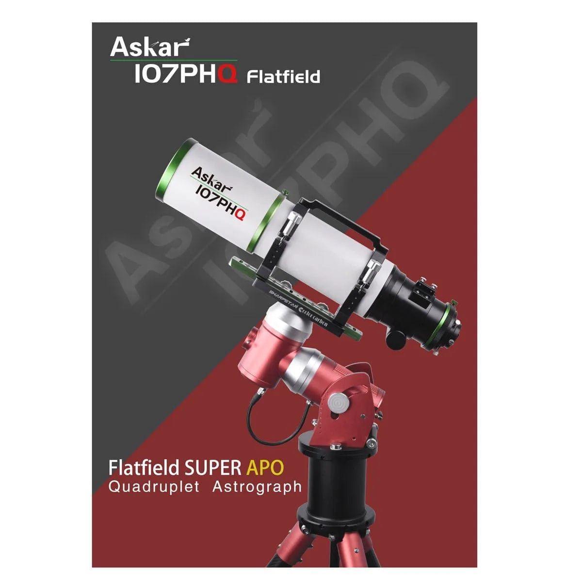 Askar Telescope Askar 4.2" 107mm f/7 Quadruplet Flat-Field Astrograph - 107PHQ