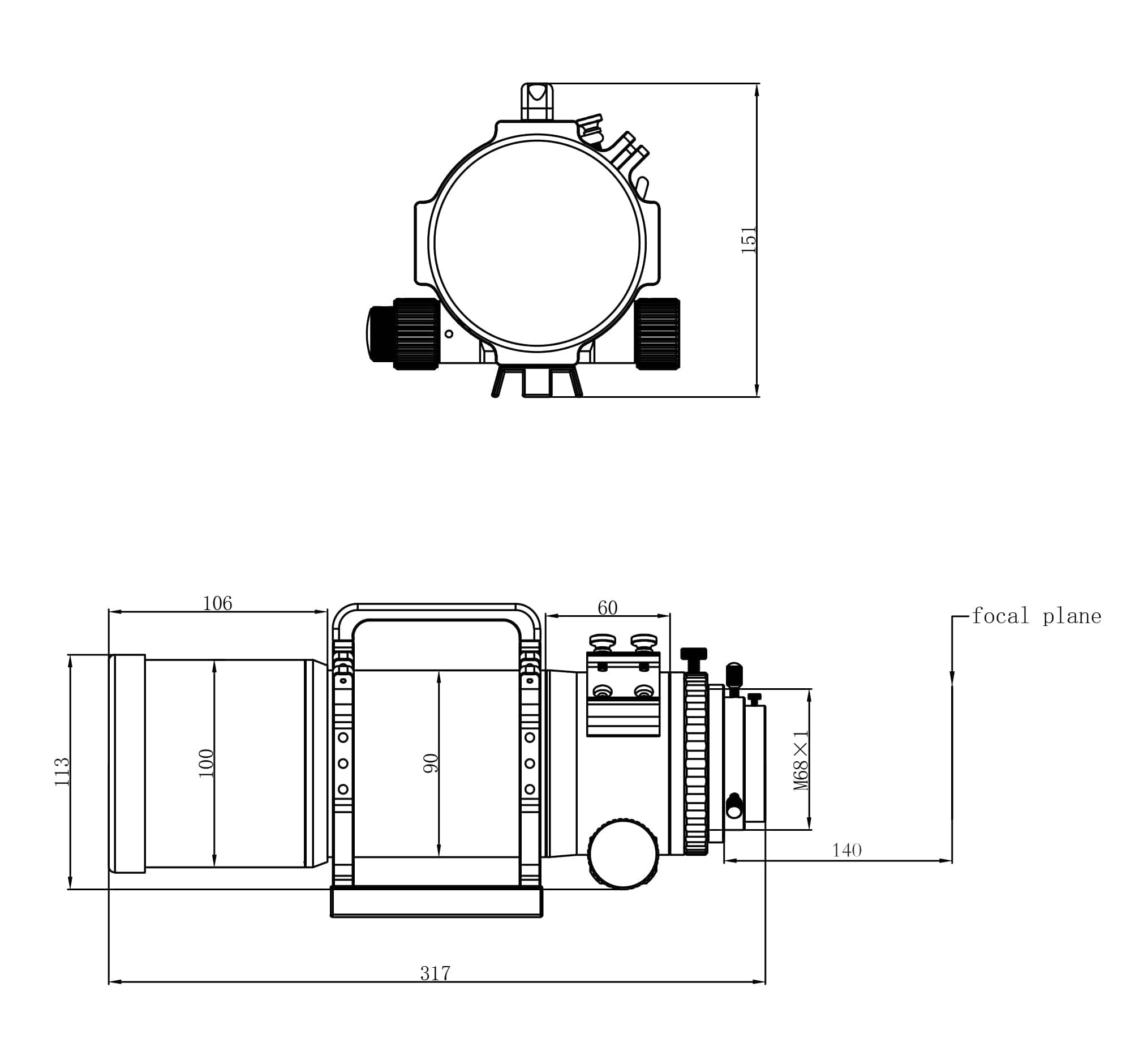 Askar Telescope Askar 72mm f/5.6 Quintuplet Petzval Flat-Field Astrograph - FRA400