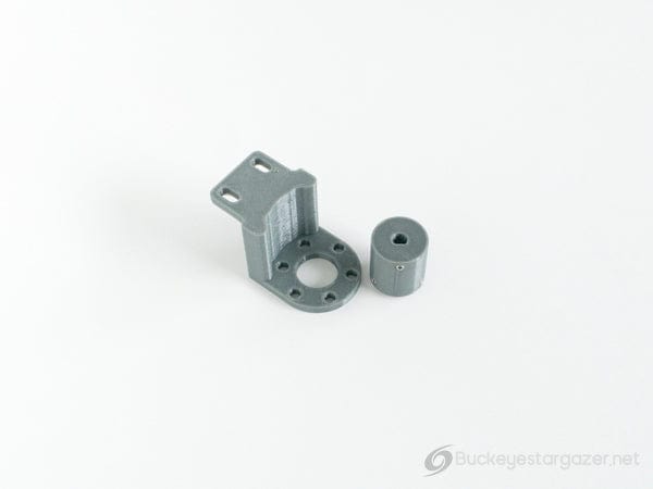 Buckeye Stargazer Accessory EAF-C6.8.9.25-Classic Buckeye Stargazer 3D-Printed ZWO EAF Bracket (Black) for Celestron and Meade Scopes