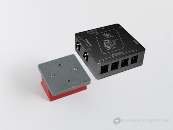 Buckeye Stargazer Accessory Powerbox Micro Bracket Buckeye Stargazer 3D-Printed Pegasus Powerbox Mounting Solutions - Black