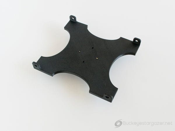 Buckeye Stargazer Accessory Ultimate Powerbox V2 Bracket - Original with Plastic Trim Buckeye Stargazer 3D-Printed Pegasus Powerbox Mounting Solutions - Black