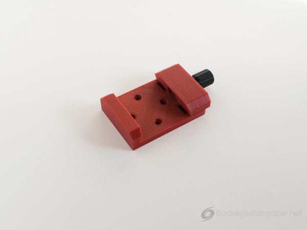 Buckeye Stargazer Accessory V-Type Saddle Buckeye Stargazer 3D-Printed Mounting Bars, Saddles, and Tripod Clips
