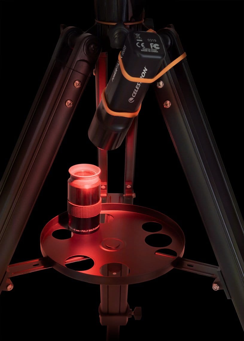 Celestron Accessory Celestron PowerTank Glow 5000 5Ah 5V (25Wh) PowerTank and Red Flashlight - 93585