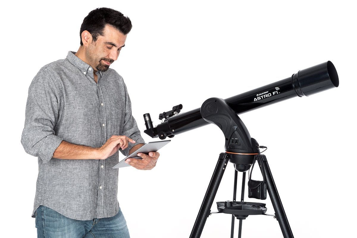 Celestron Telescope Celestron Astro Fi 90 Wi-Fi Refractor Telescope - 22201