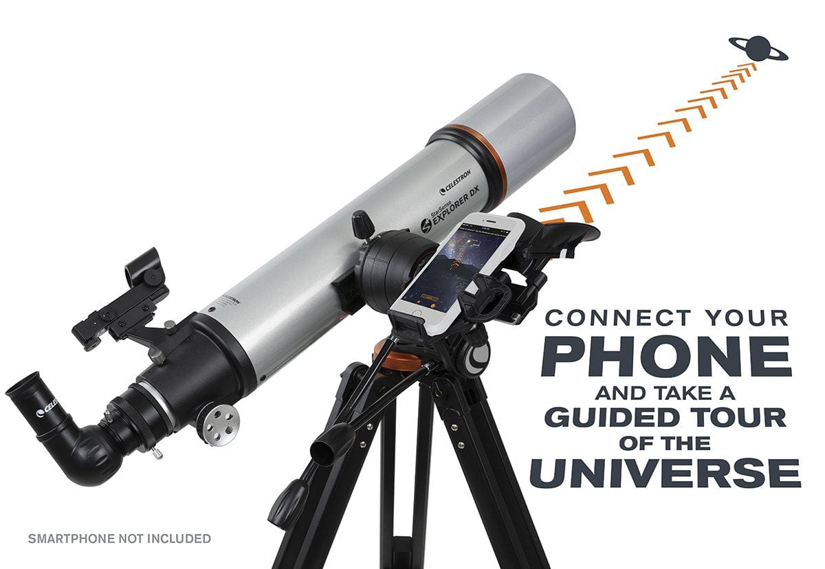 Celestron Telescope Celestron StarSense Explorer DX 102AZ Smartphone App-Enabled Refractor Telescope - 22460