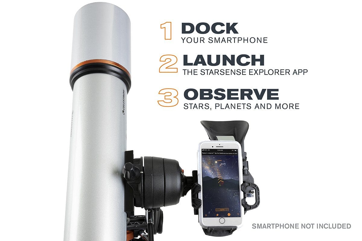 Celestron Telescope Celestron StarSense Explorer DX 102AZ Smartphone App-Enabled Refractor Telescope - 22460