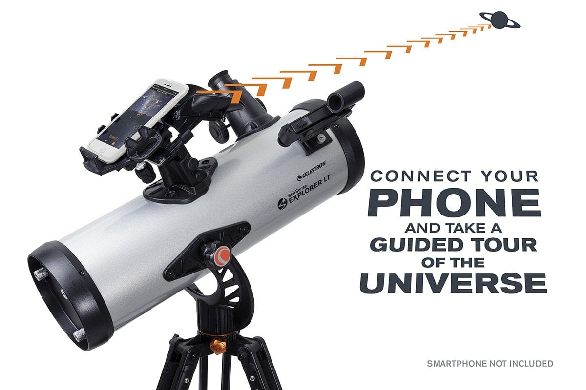 Celestron Telescope Celestron StarSense Explorer LT 114AZ Smartphone App-Enabled Newtonian Reflector Telescope - 22452