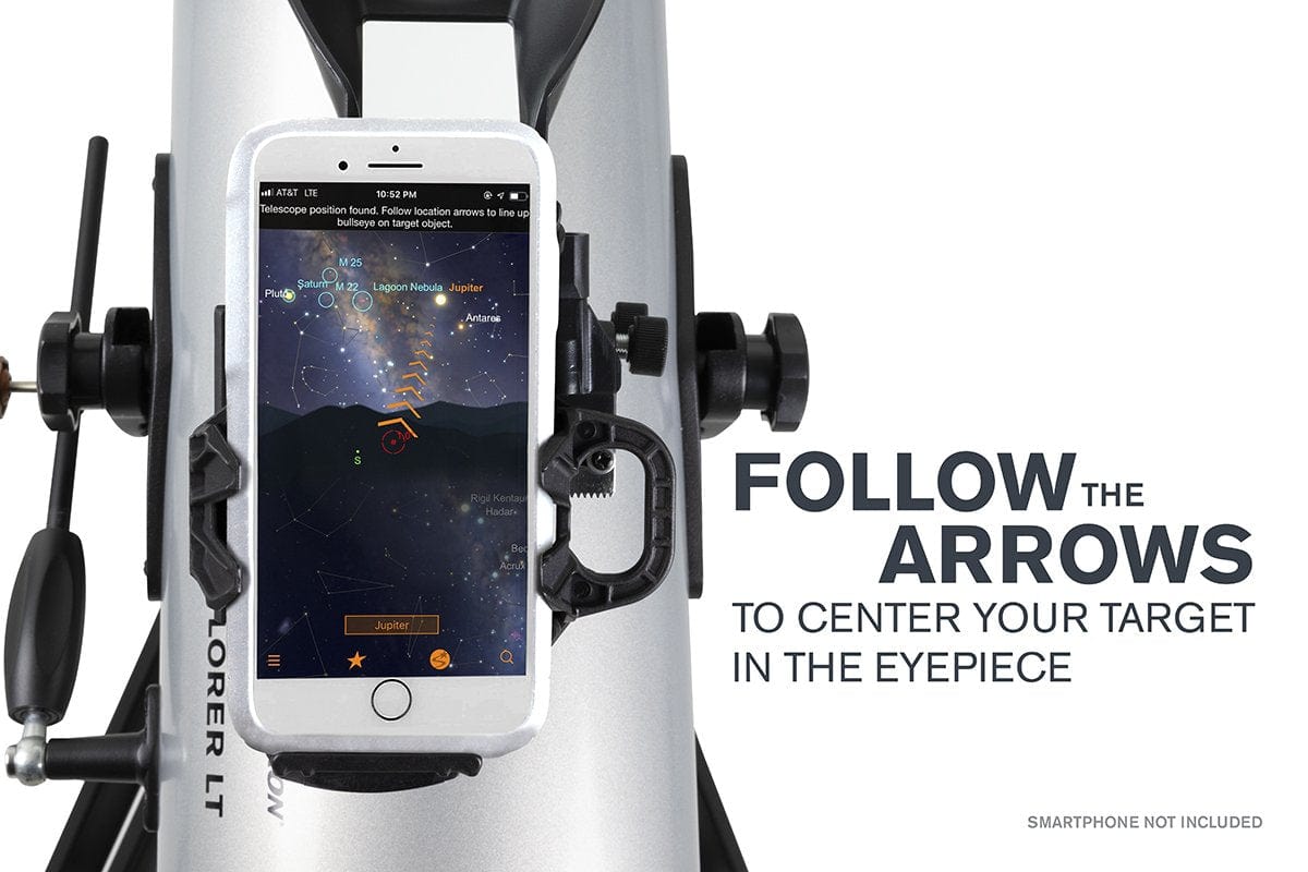Celestron Telescope Celestron StarSense Explorer LT 114AZ Smartphone App-Enabled Newtonian Reflector Telescope - 22452
