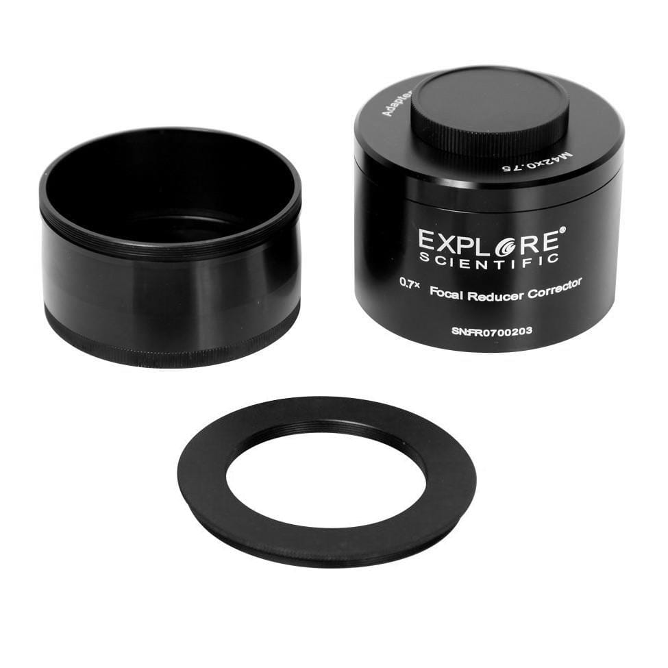 Explore Scientific Accessory Explore Scientific 3" Field Flattener .7x Focal Reducer - FFFR507X-00