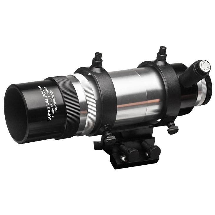 Explore Scientific Accessory Explore Scientific 8x50 Straight Through Illuminated Viewfinder with Bracket and NEW Long Battery Life Illuminator II - VFEI0850-01