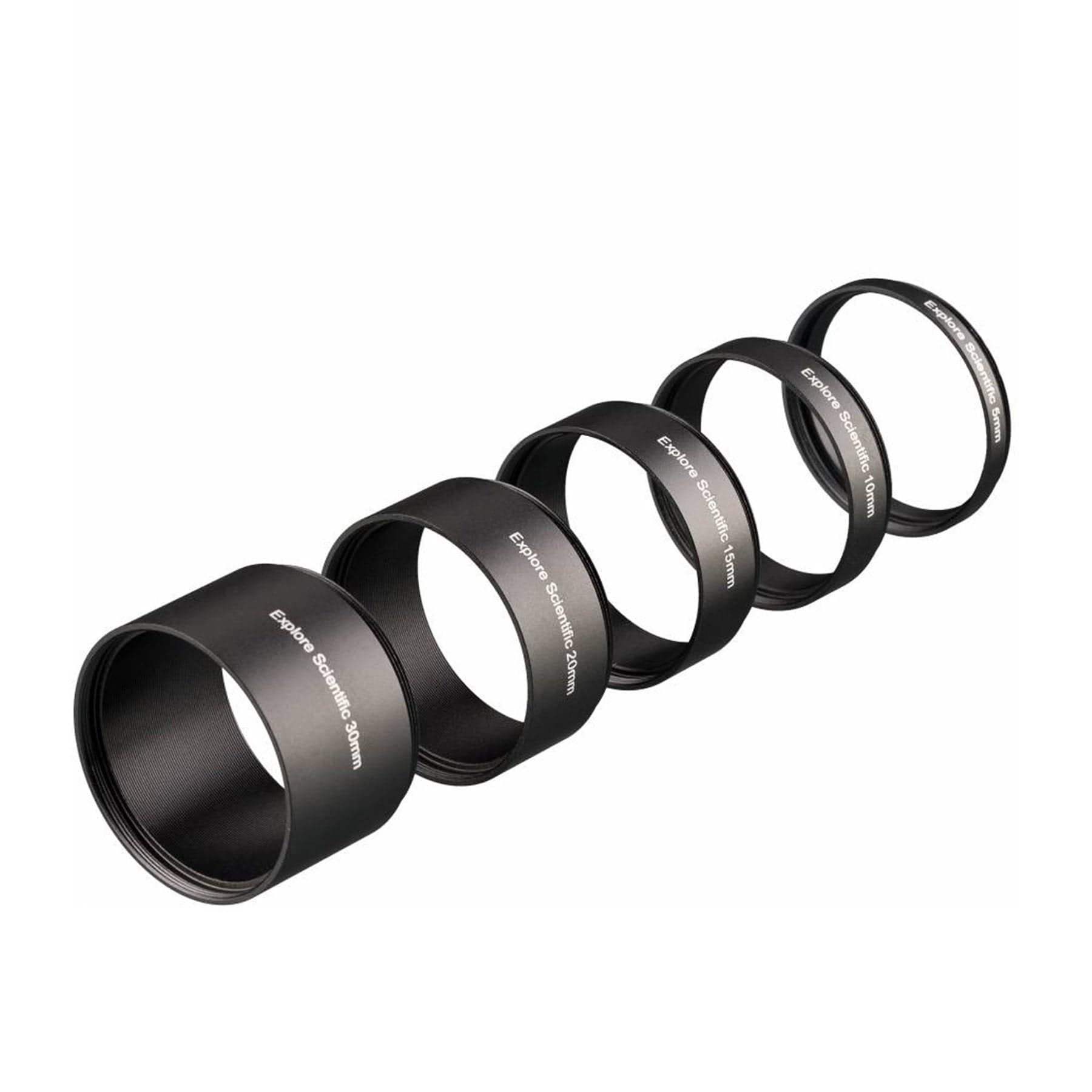 Explore Scientific Accessory Explore Scientific Extension Ring Set M48x0.75 - 5 pieces (30, 20, 15, 10 and 5 mm) - 510381