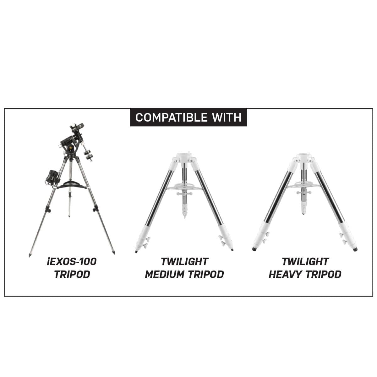 Explore Scientific Accessory Explore Scientific IExos-100 AZ ADJ Adapter ST2/3 Tripod - ES100AZADJ-01