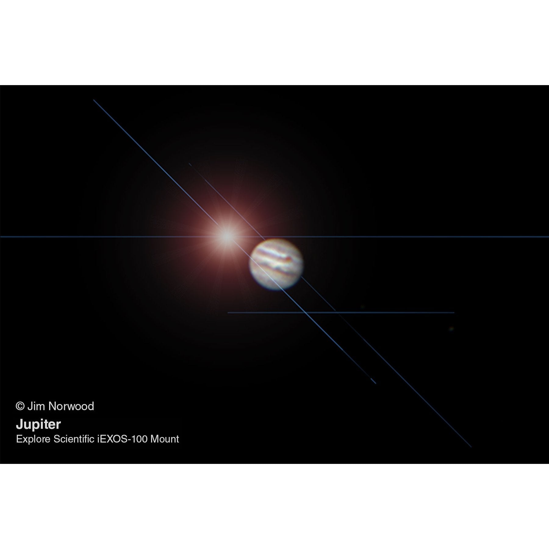 Explore Scientific Mount Explore Scientific iEXOS-100-2 PMC-Eight Equatorial Tracker System with WiFi and Bluetooth - iEXOS-100-2