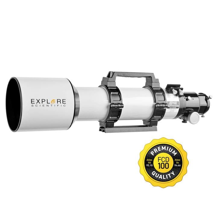 Explore Scientific Telescope Explore Scientific 102mm Air-Spaced Triplet Apochromat Refractor Telescope - FCD100-10207-02