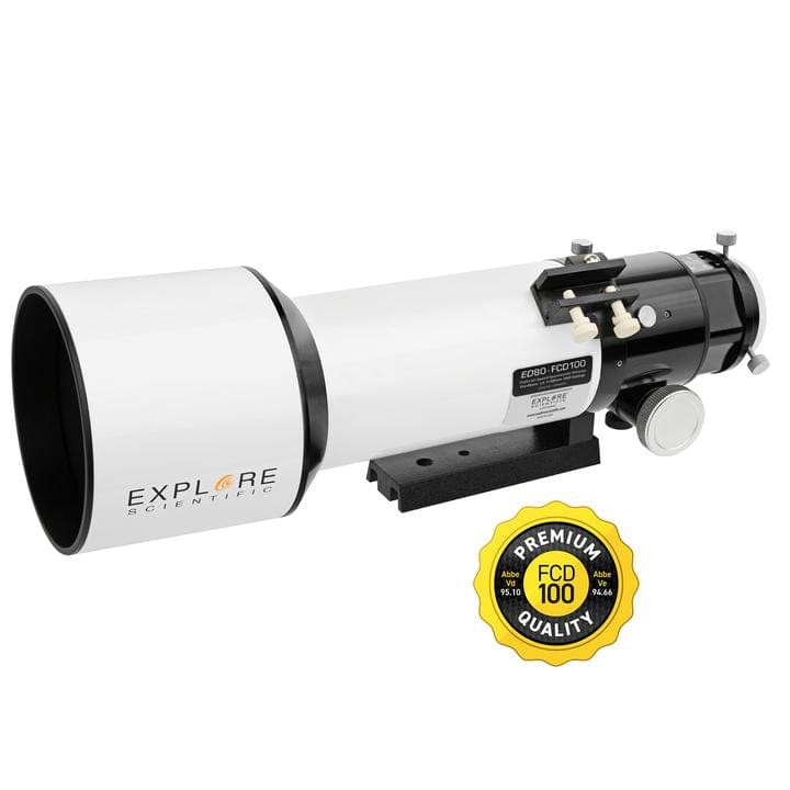 Explore Scientific Telescope Explore Scientific 80mm Air-Spaced Triplet Apochromat Refractor Telescope - FCD100-0806-02
