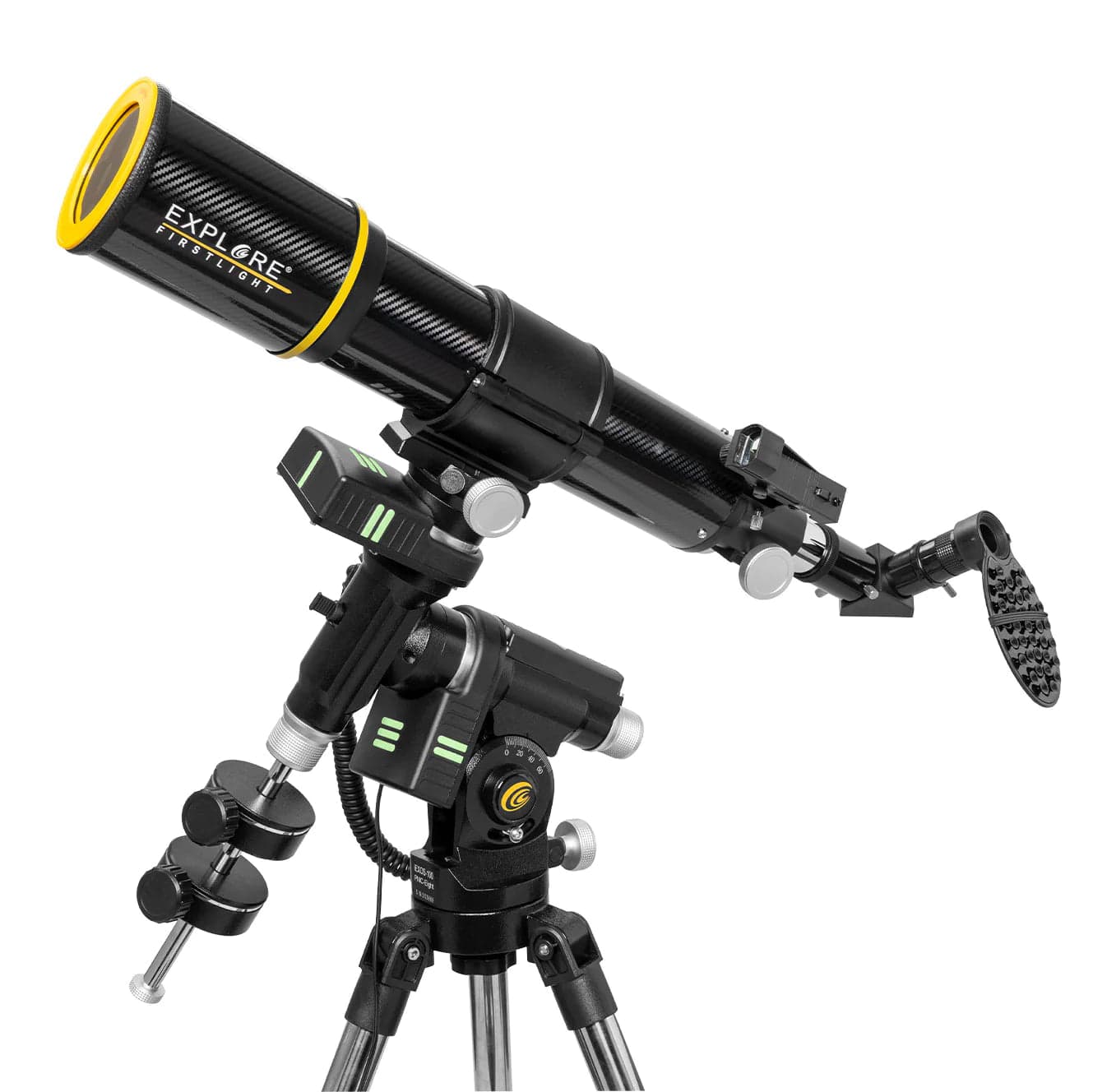 Explore Scientific Telescope Explore Scientific FirstLight 80mm CF Telescope Go-To Tracker Combo with Solar Filter - ES-FLAR80640CF-IEXOS