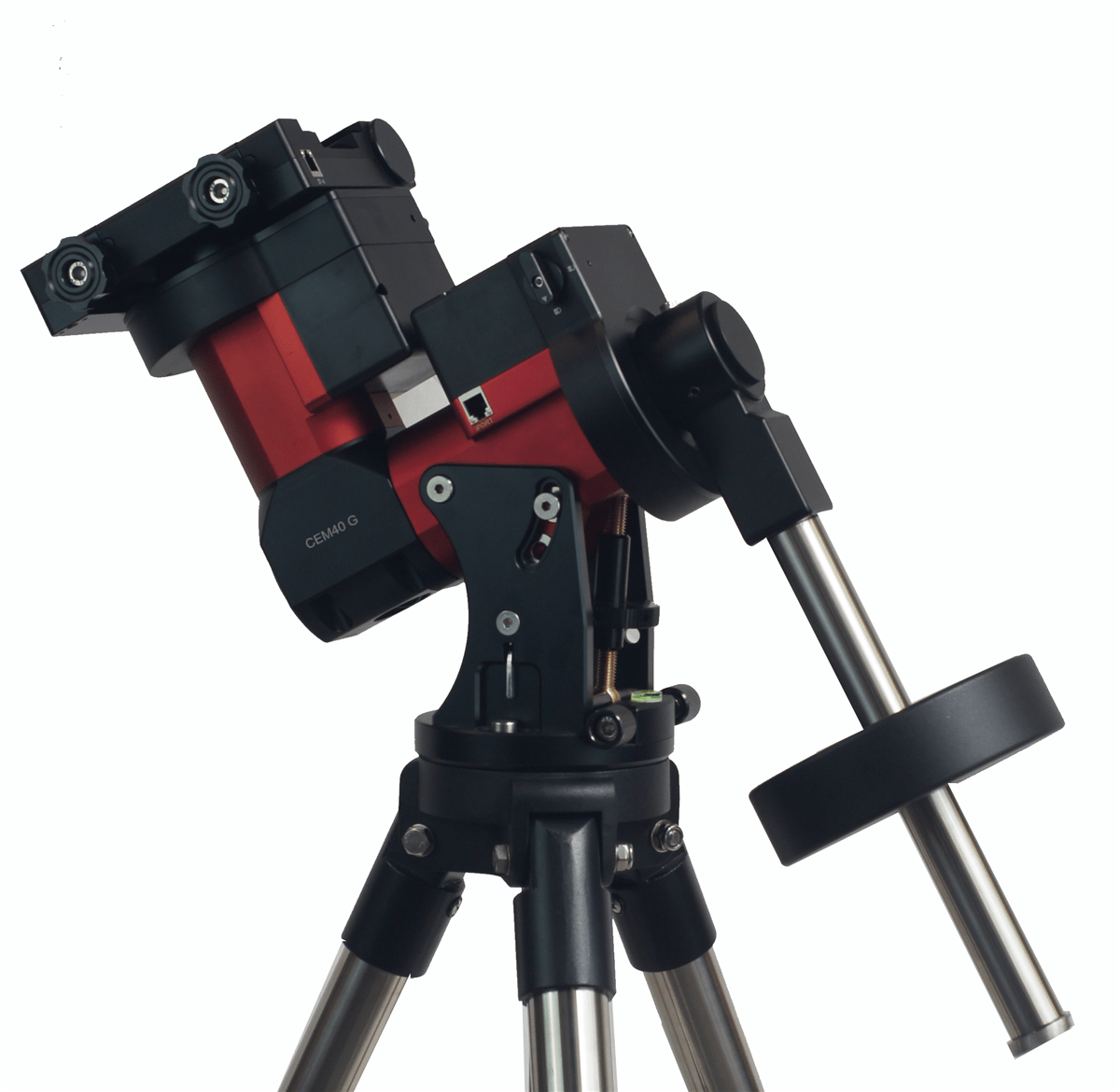 iOptron CEM40 C401A Mount with iPolar LiteRoc 7623 Tripod and 8027 Co