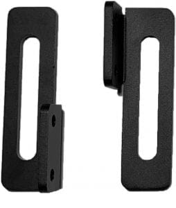 Pegasus Astro Accessory Pegasus Astro Pair of Black Aluminum Dovetail Brackets for PowerBox Advance - PEG-BRACK-PPBADV