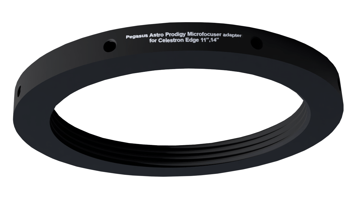 Pegasus Astro Accessory Pegasus Astro Prodigy Microfocuser Telescope Adapter for Celestron SCT Edge 9.25, C11 and C14 - PEG-PRDG-C11