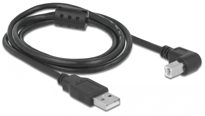 Pegasus Astro Accessory Pegasus Pair of Cables USB 2.0 Type-A Male to USB 2.0 Type-B Male Angled black
