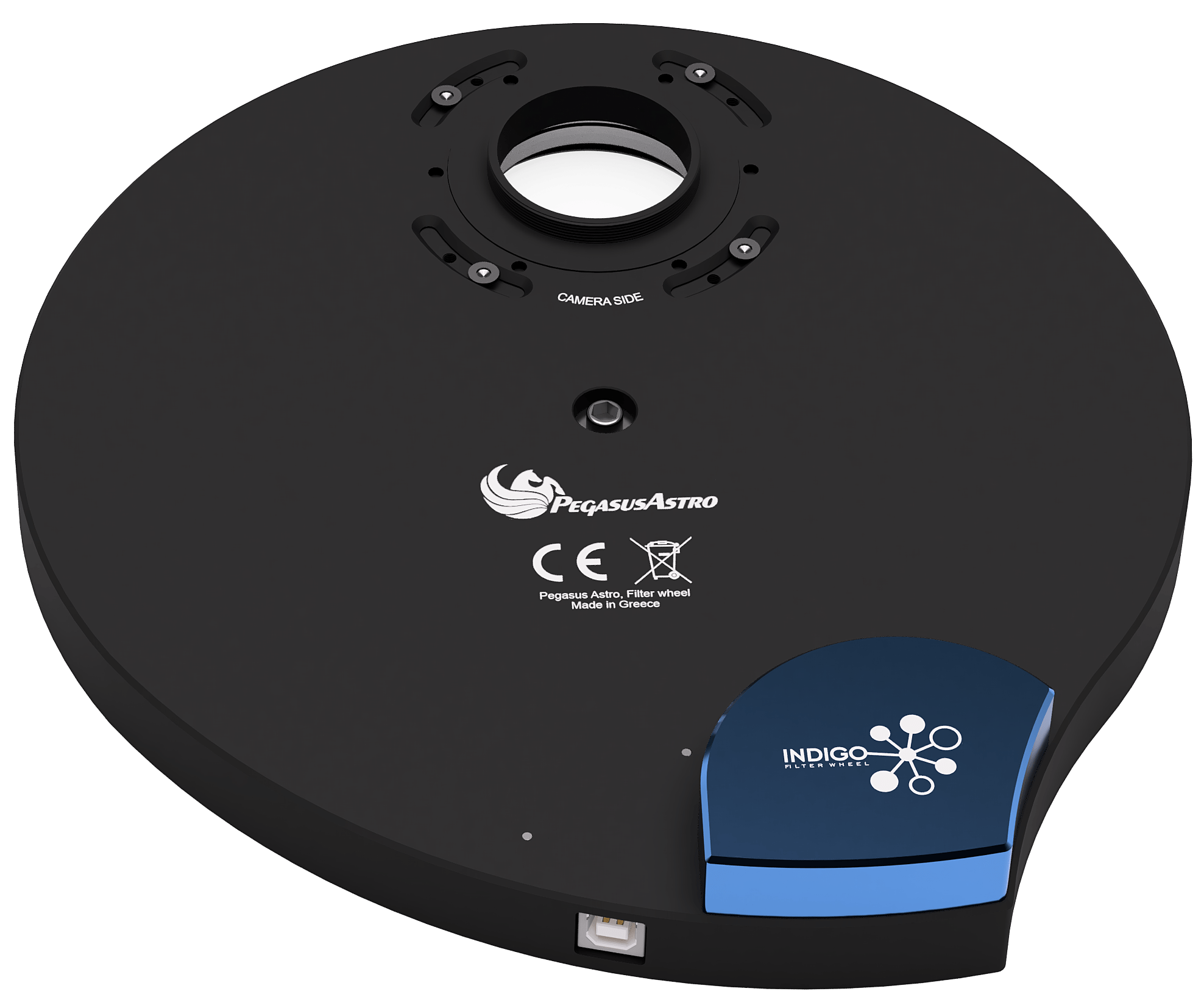 Pegasus Astro Filter Wheel Pegasus Astro Indigo Filter Wheel and LRGB 2" Filter Set Bundle - PEG-INDIGOFW-BUNDLE