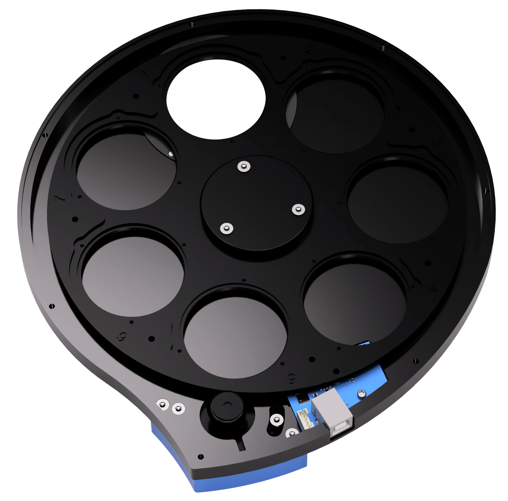 Pegasus Astro Filter Wheel Pegasus Astro Indigo Filter Wheel - PEG-INDIGOFW7-2