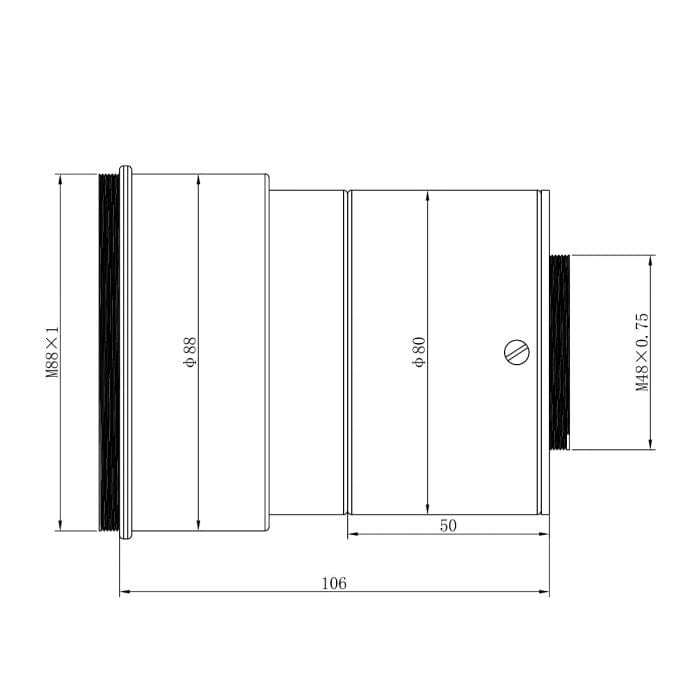 Sharpstar Optics Flattener Sharpstar Optics 0.74x Reducer and Flattener for Full Frame Cameras for Sharpstar AL-140PH Telescopes - RD140075