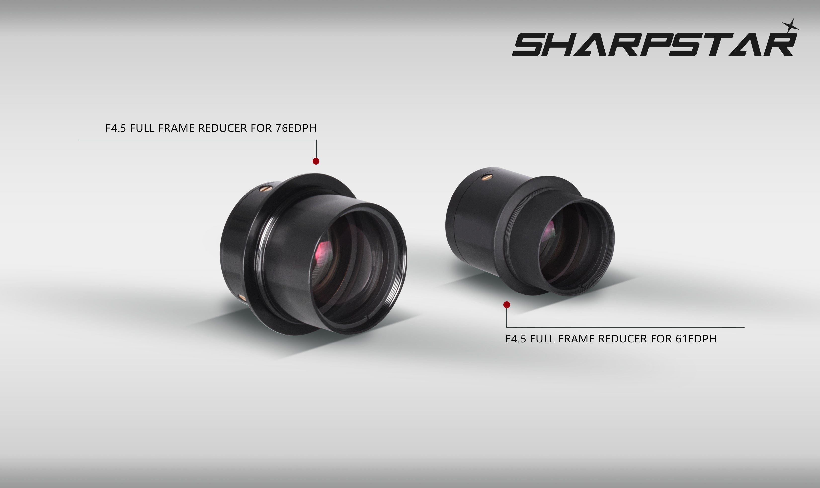 Sharpstar Optics Flattener Sharpstar Optics 0.8x Reducer and Flattener for Full Frame Cameras for the Sharpstar 76EDPH - SHRD76