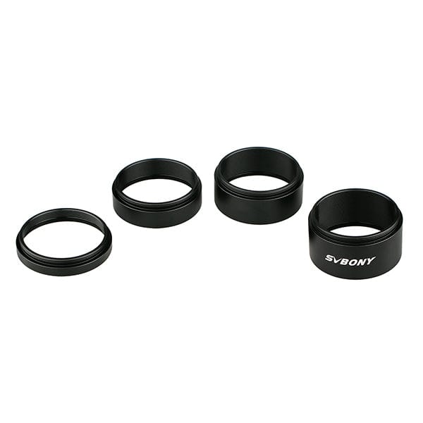 Svbony Accessory Svbony Black M42 Extension/Spacer Tube Kit - 5mm 10mm 15mm 20mm - F9160A