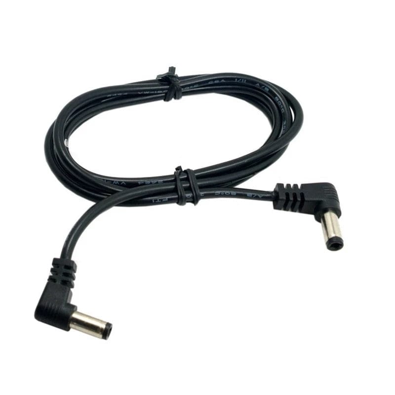 Telescopes Canada Accessory 1m 12V 2.1mm Male to Male 90 Degree Jack Power Cable