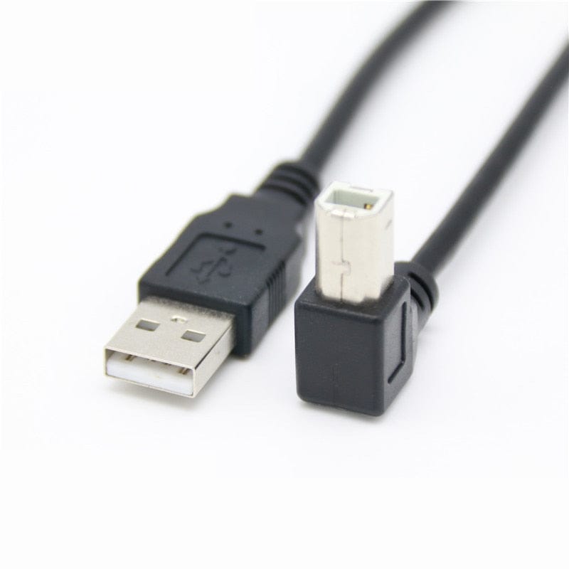 ZWO USB 2.0 Type A Male to Type B Male Cable (Angled) - 0.5m Long