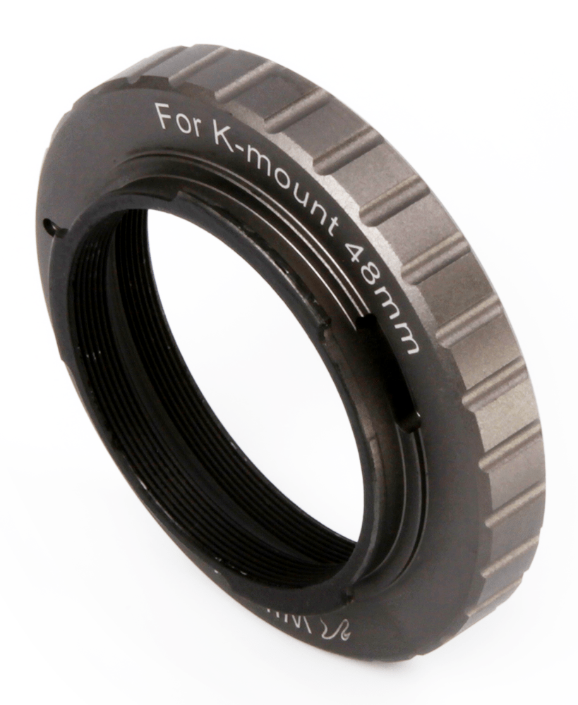 William Optics Accessory 48mm T mount for Pentax K - Space Gray William Optics T-Mount/T-Rings For DSLRs