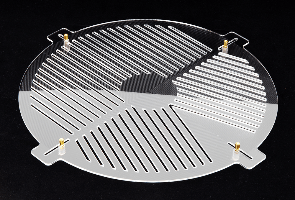 William Optics Accessory OD: 243mm-308mm William Optics Acrylic Transparent Diffraction Spikes Bahtinov Focusing Mask