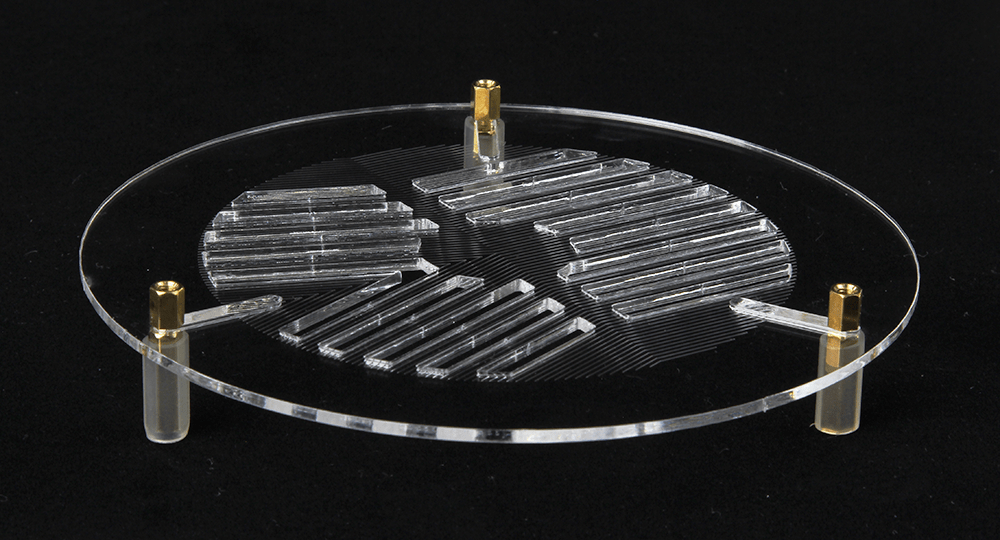 William Optics Accessory OD: 75mm-110mm William Optics Acrylic Transparent Diffraction Spikes Bahtinov Focusing Mask