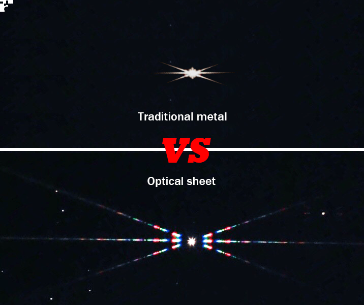 William Optics Accessory William Optics Acrylic Transparent Diffraction Spikes Bahtinov Focusing Mask