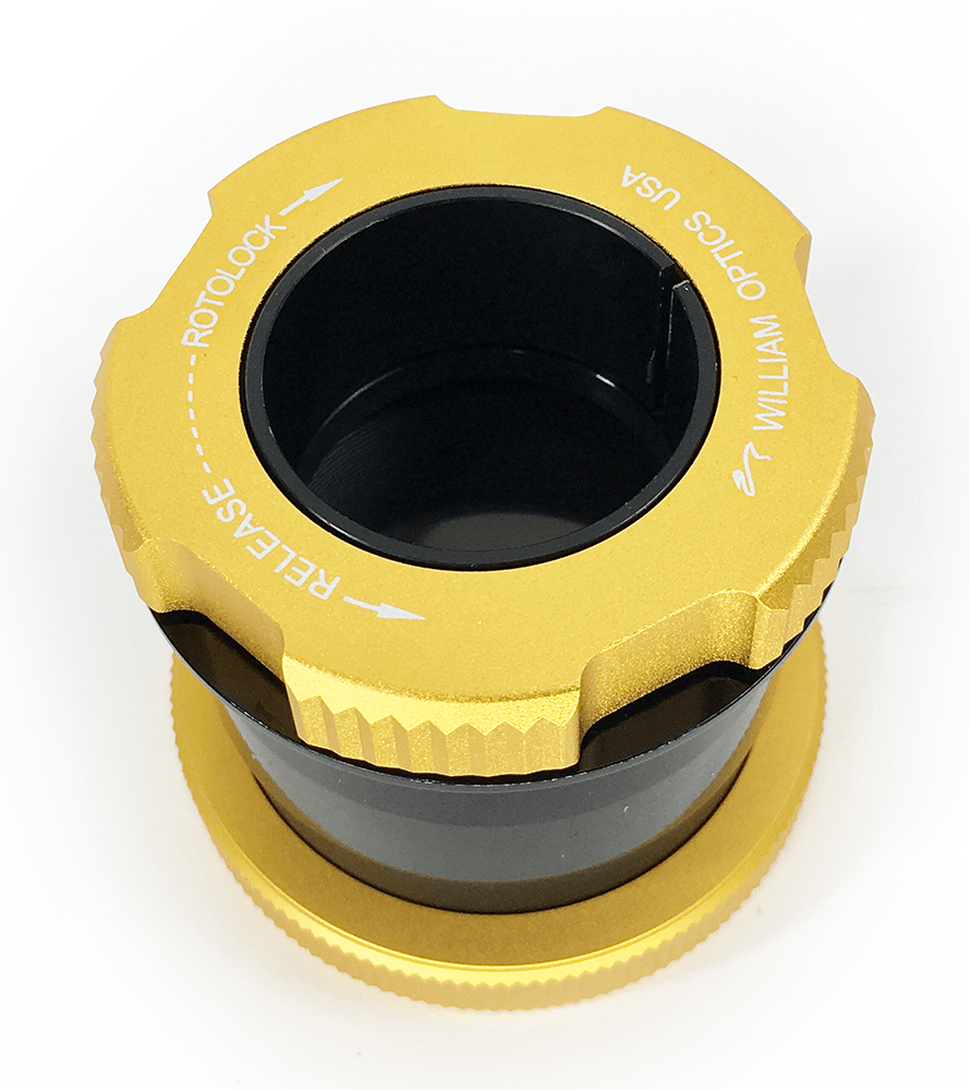 William Optics Accessory William Optics William Optics 1.25"SCT Rotolock Eyepiece Adapter/Visual Back with SCT Threads - F-ROTO-A2-125-SCT-TA