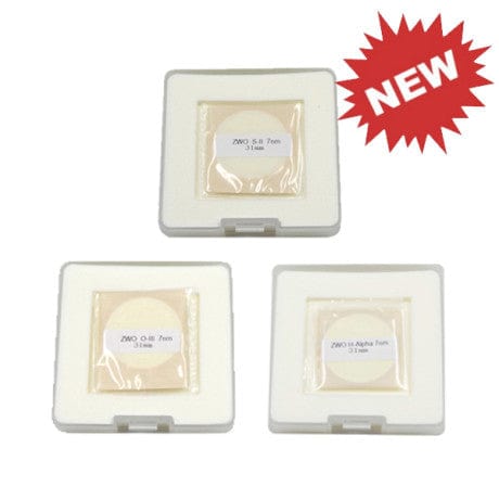 ZWO Filter 31mm ZWO 3 Piece Ha/SII/OIII 7nm Filter Set