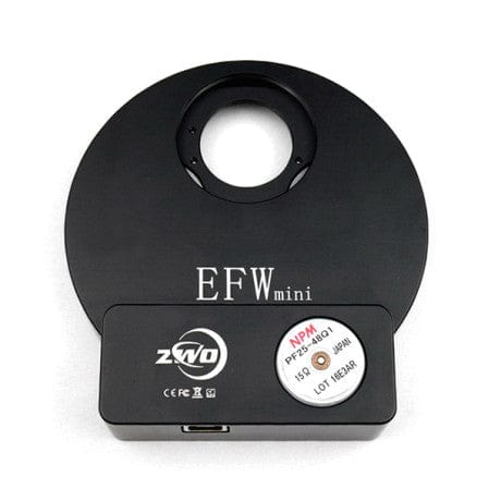 ZWO Filter Wheel ZWO 5 Position 1.25" or 31mm  Mini Electronic Filter Wheel - ZWO-EFW-MINI