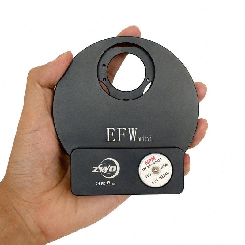 ZWO Filter Wheel ZWO 5 Position 1.25" or 31mm  Mini Electronic Filter Wheel - ZWO-EFW-MINI