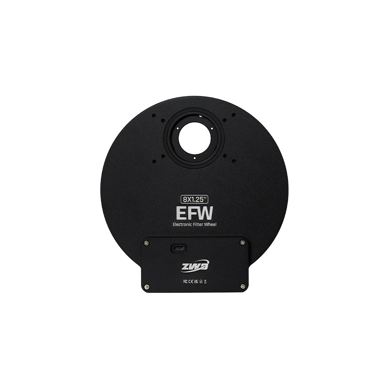 Roue filtrante électronique ZWO 8 positions 1,25"/31 mm - ZWO-EFW-8x1,25 