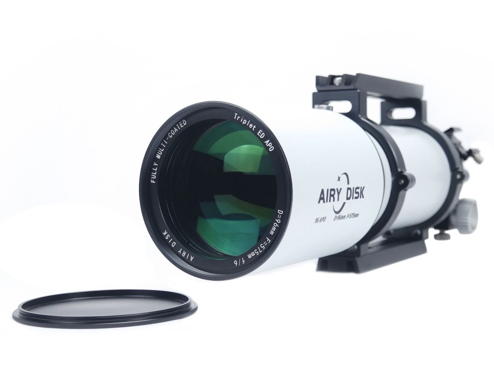 Airy Disk Telescope Airy Disk APO 96mm f/6 Triplet ED FCD-100  Apochromatic Refractor APO w/ Aluminum Case